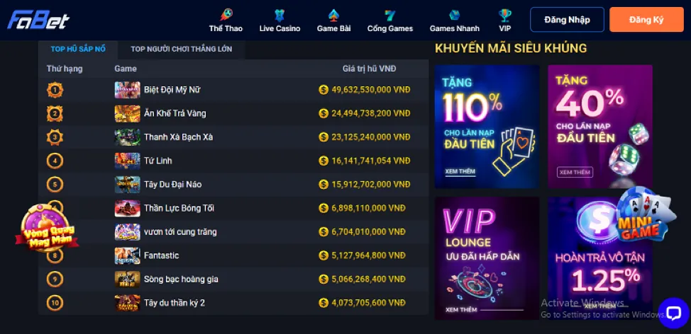 Khuyến mãi chào mừng 28win